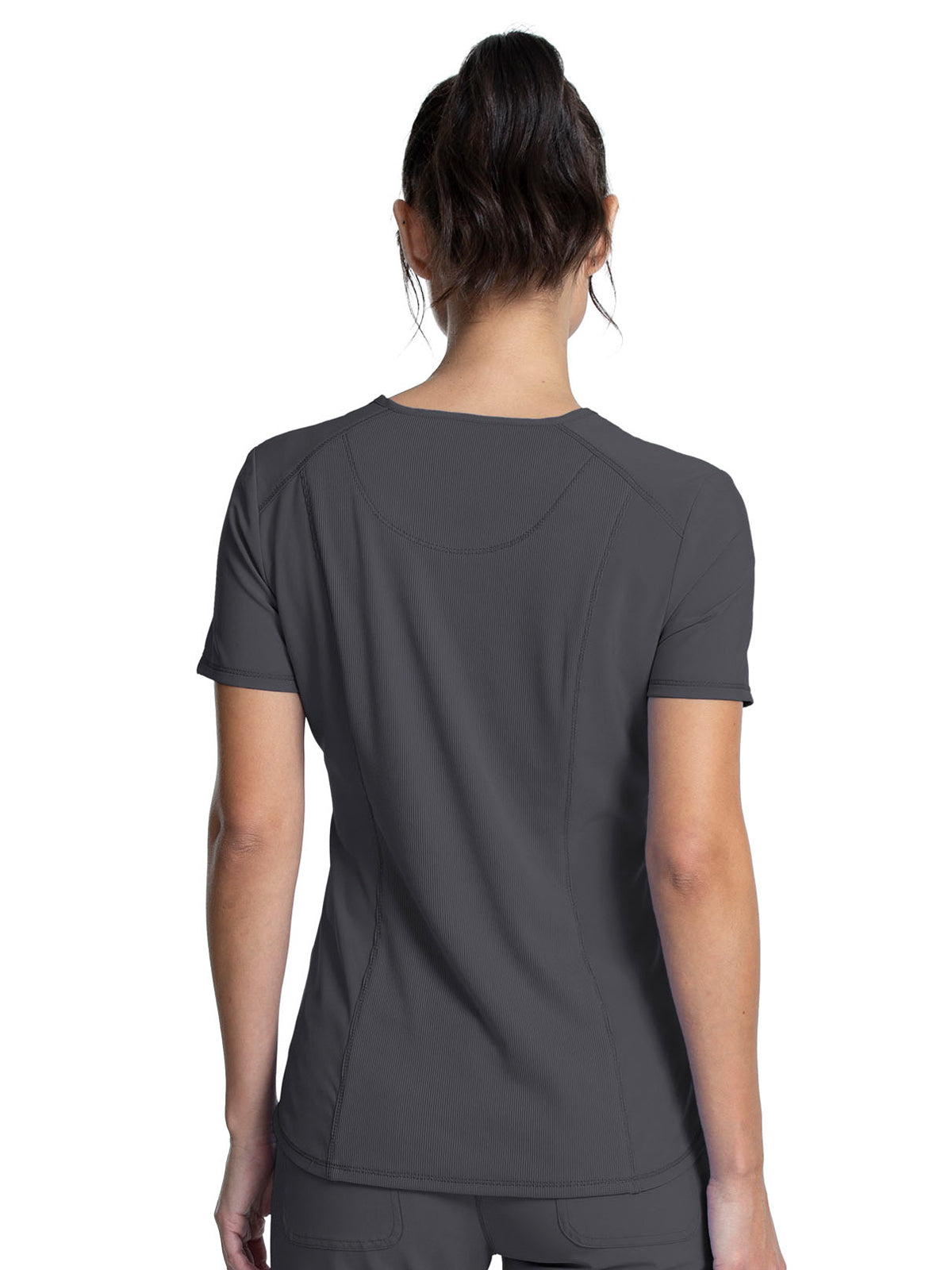 Women's Left Chest Pocket Tuckable V-Neck Top