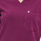 Women's Left Chest Pocket Tuckable V-Neck Top