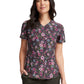 Women's V-Neck Print Top