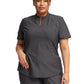 Women's Partial Zip Front Scrub Top