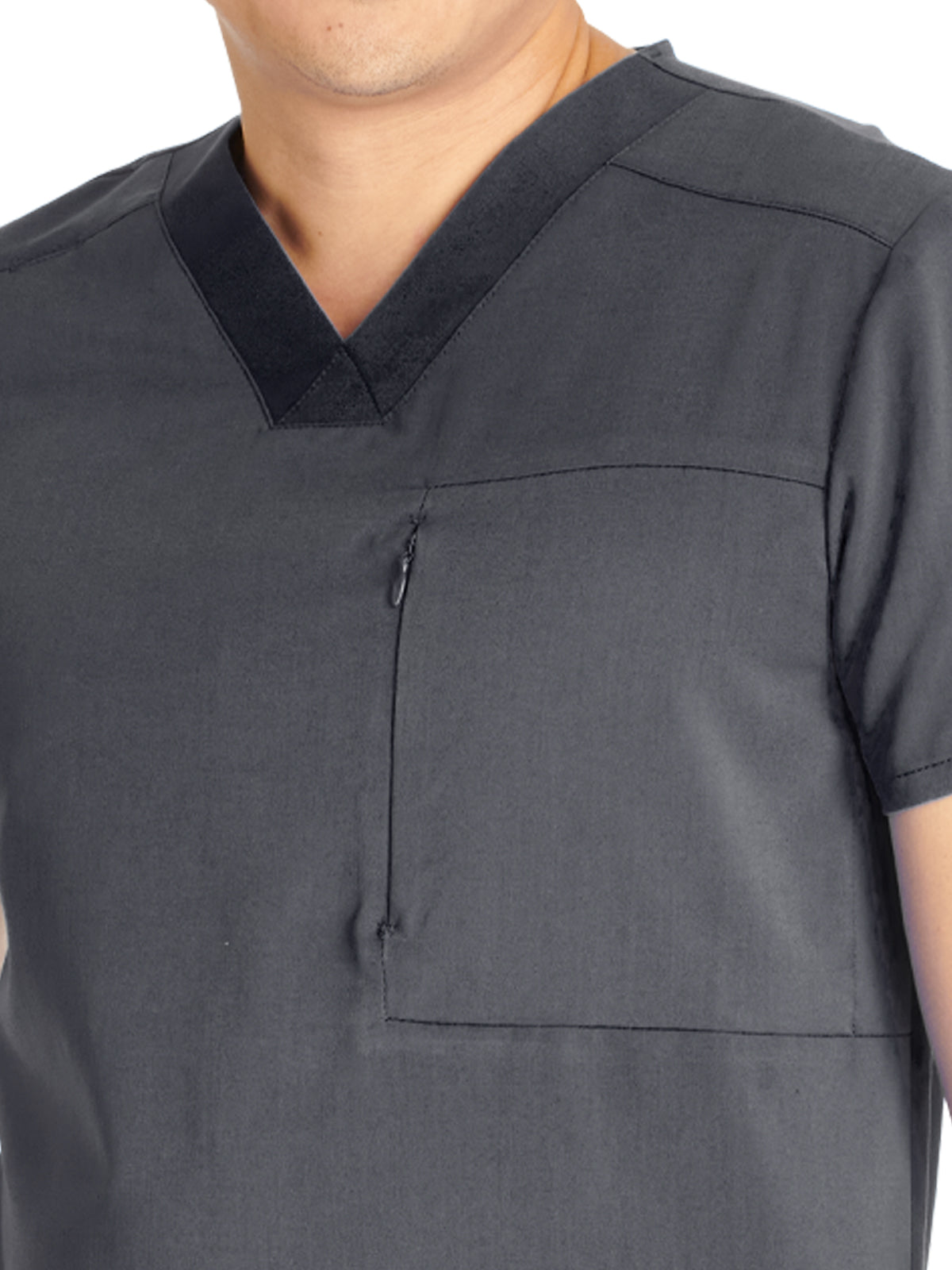 Men's V-Neck Scrub Top