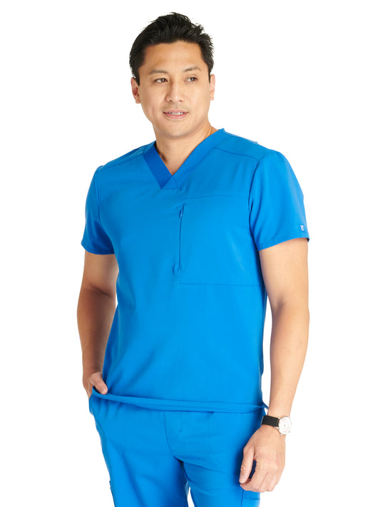 Men's V-Neck Scrub Top