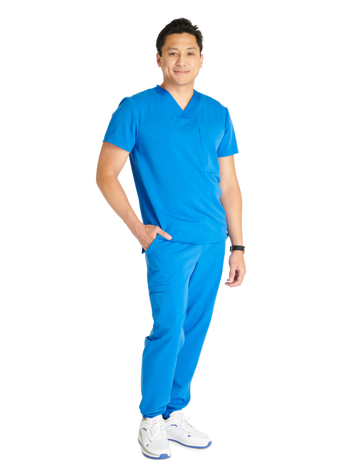 Men's V-Neck Scrub Top