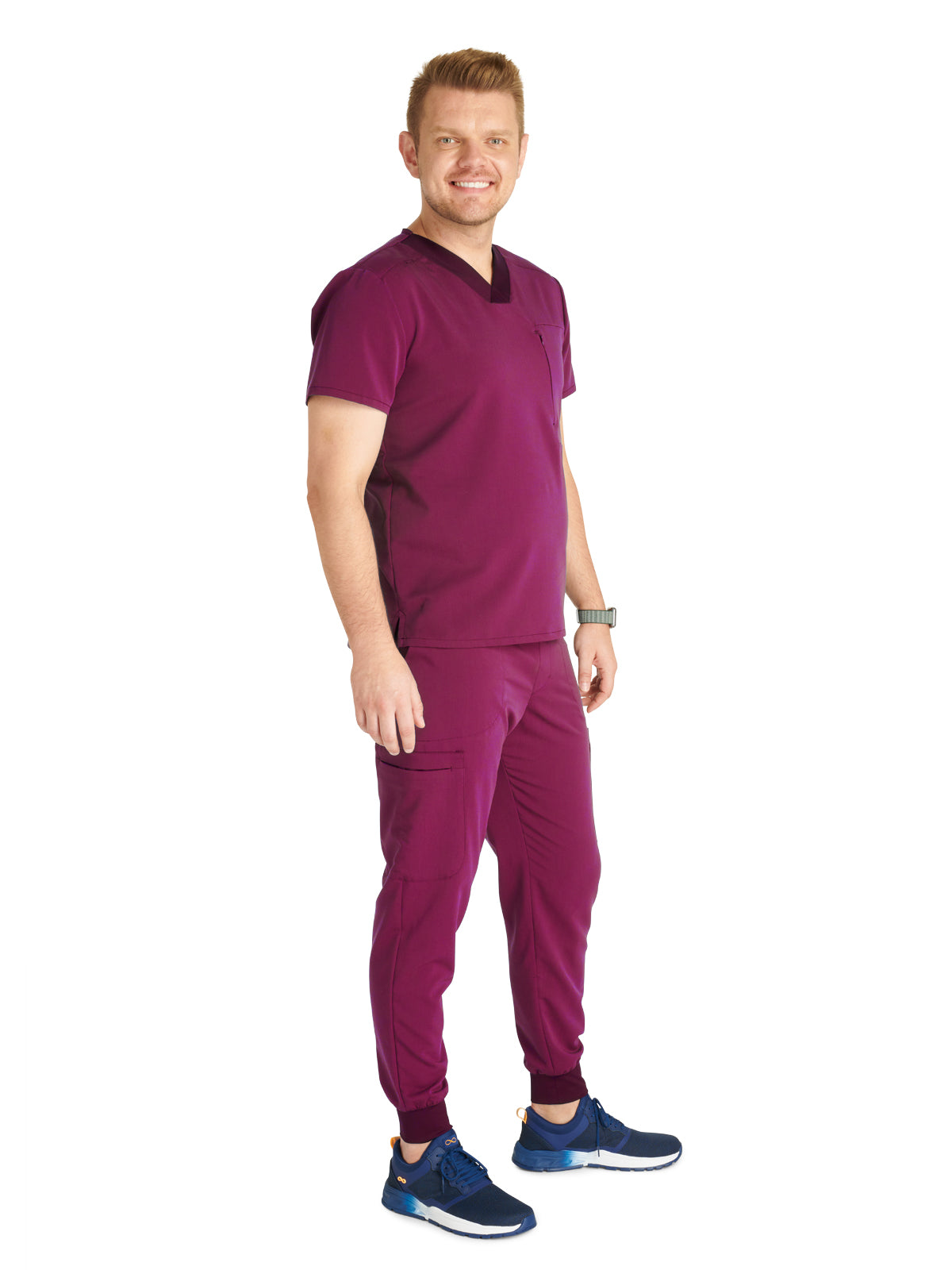 Men's V-Neck Scrub Top