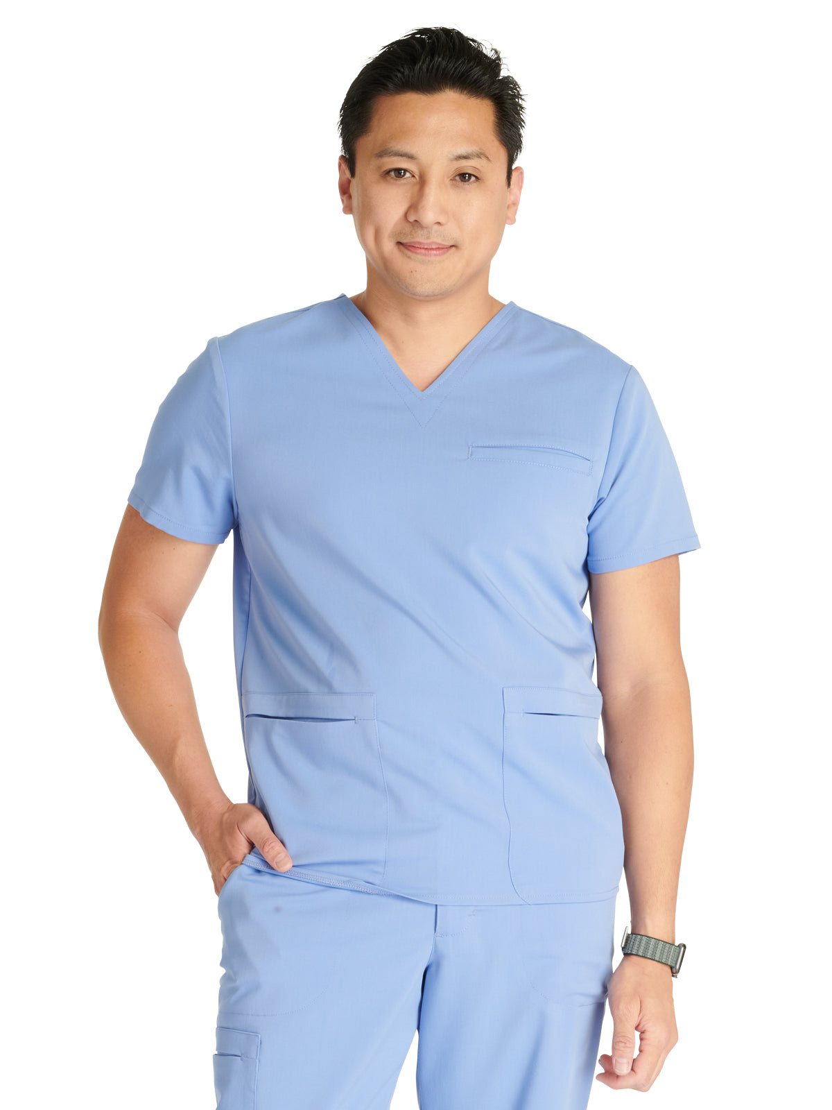 Men's V-Neck Scrub Top