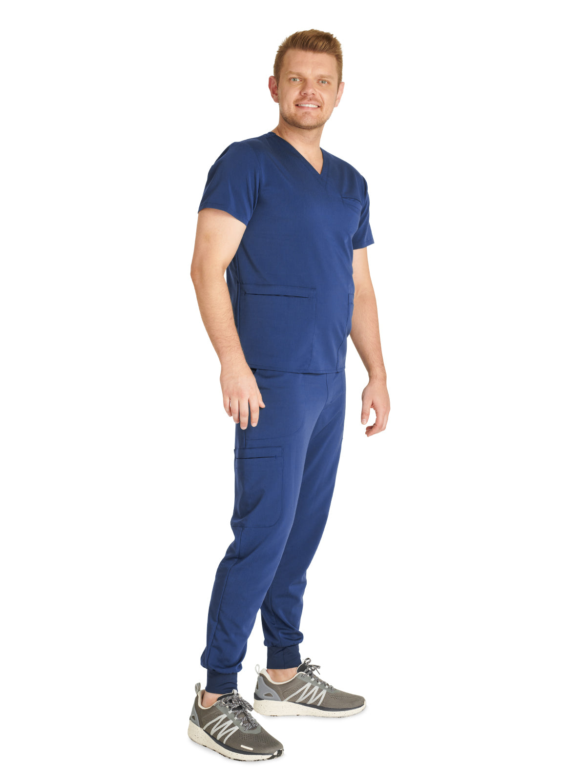 Men's V-Neck Scrub Top