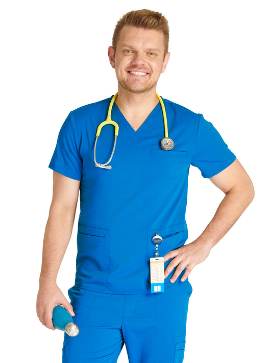 Men's V-Neck Scrub Top