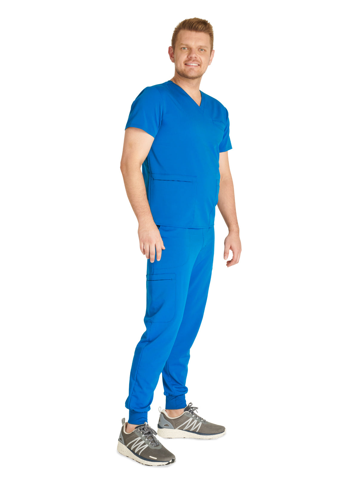 Men's V-Neck Scrub Top