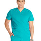 Men's V-Neck Scrub Top