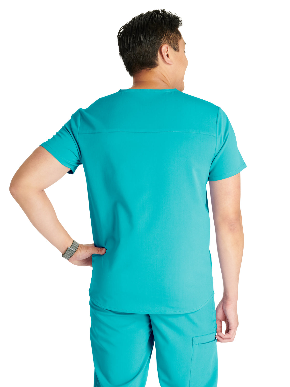 Men's V-Neck Scrub Top