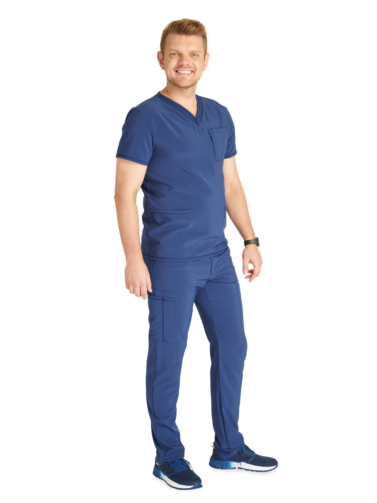 Men's V-Neck Scrub Top