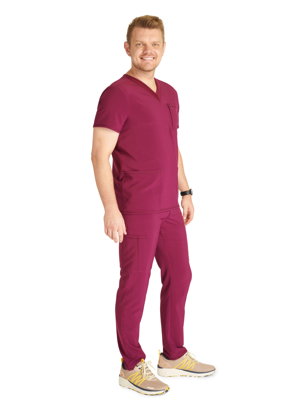 Men's V-Neck Scrub Top