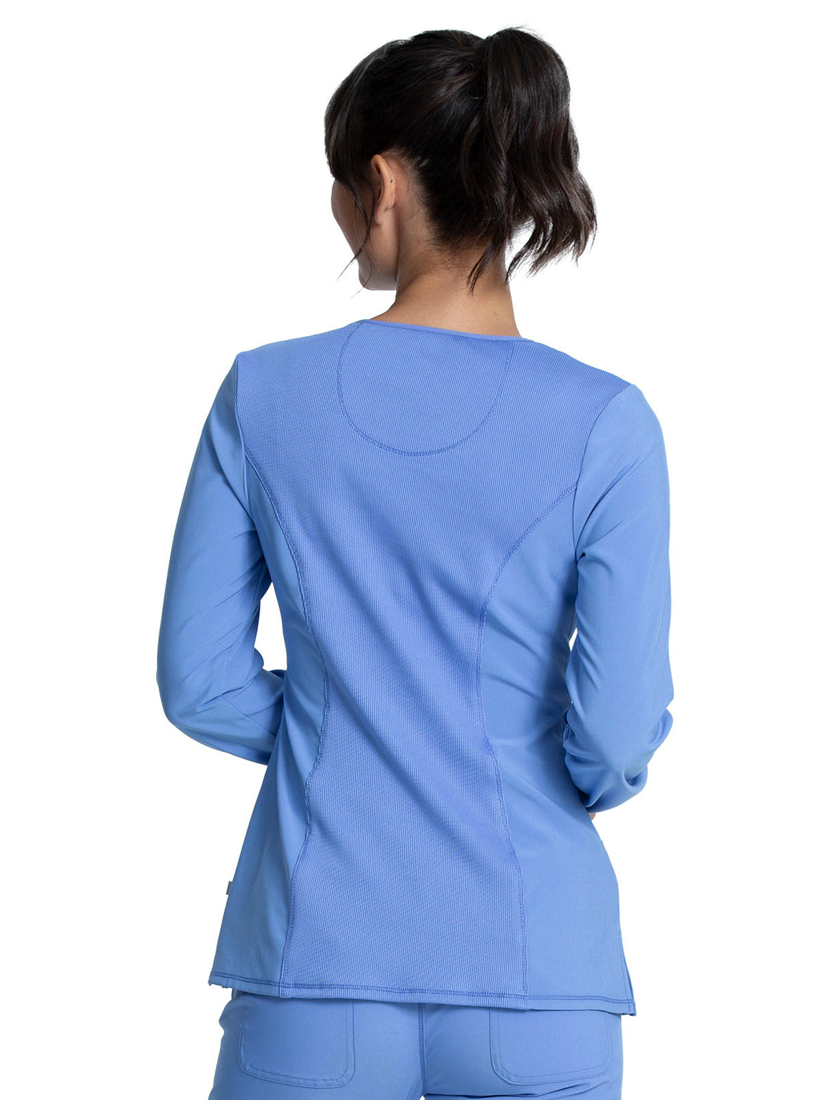 Women's 3 Pocket Long Sleeve V-Neck Top