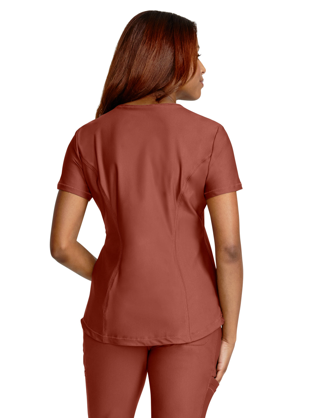 Women's 1-Pocket Tuckable V-Neck Scrub Top