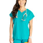 Women's V-Neck Scrub Top