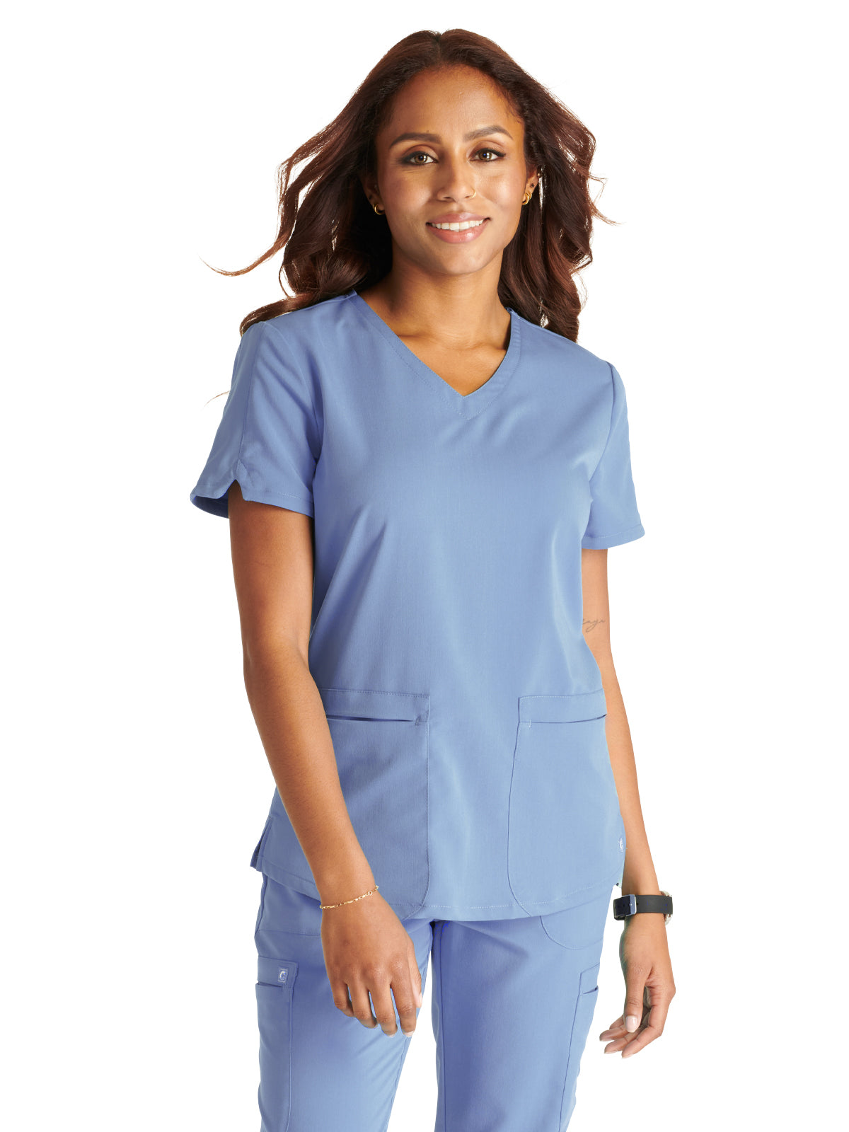 Women's V-Neck Scrub Top