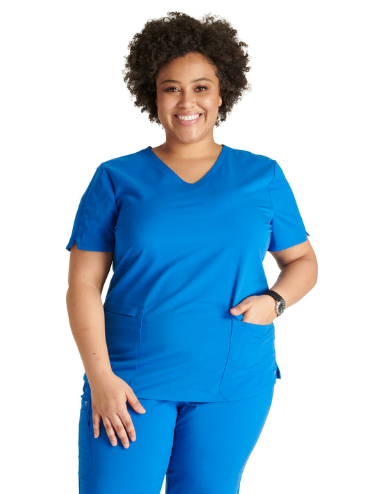 Women's V-Neck Scrub Top