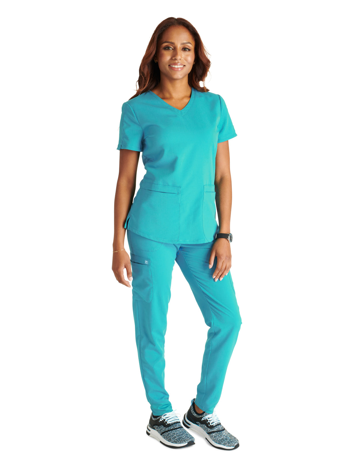 Women's V-Neck Scrub Top