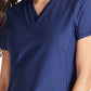 Women's 2-Pocket Contemporary V-Neck Scrub Top