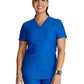 Women's 2-Pocket Contemporary V-Neck Scrub Top