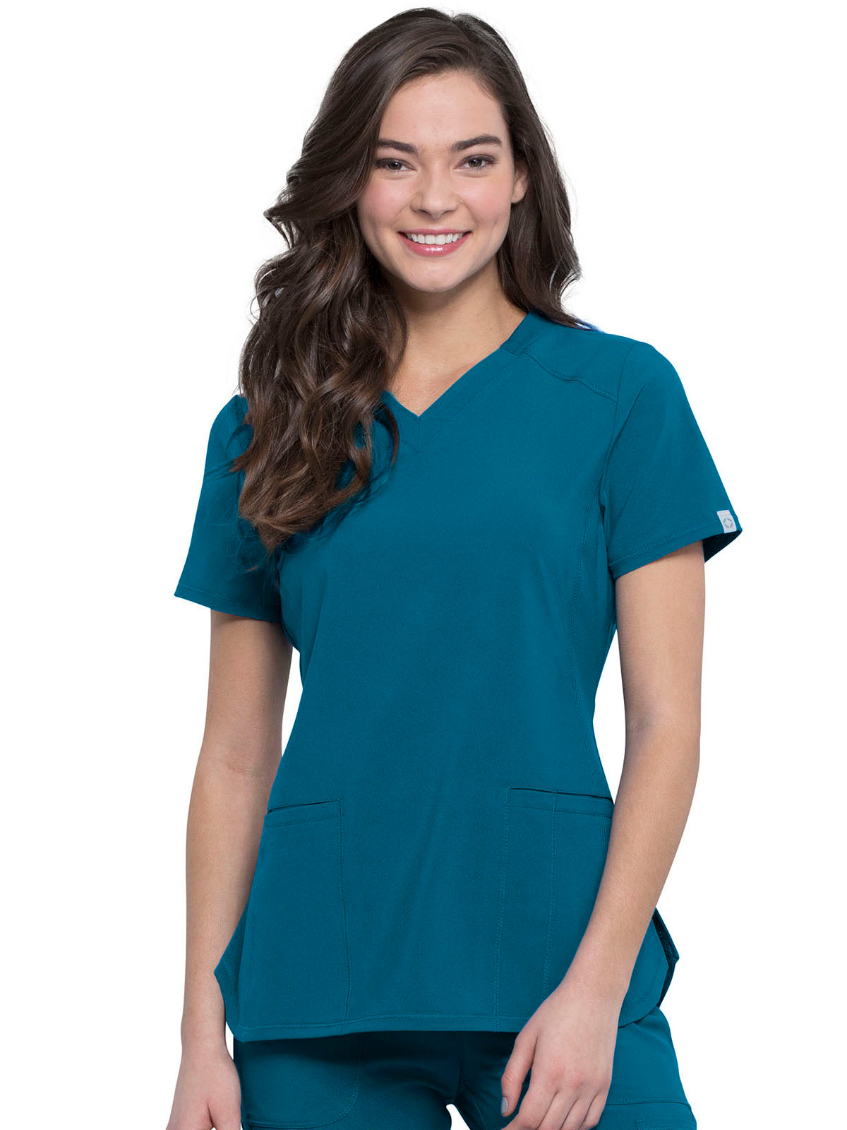 Women's 2-Pocket V-Neck Scrub Top