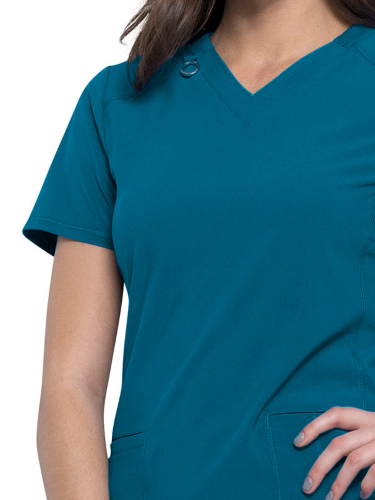 Women's 2-Pocket V-Neck Scrub Top