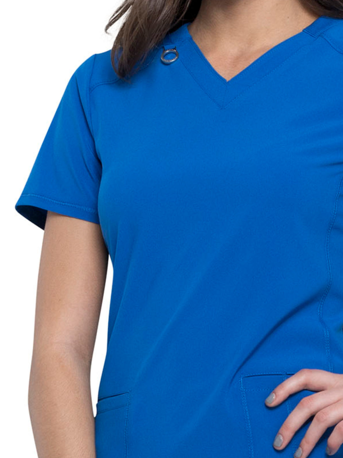 Women's 2-Pocket V-Neck Scrub Top