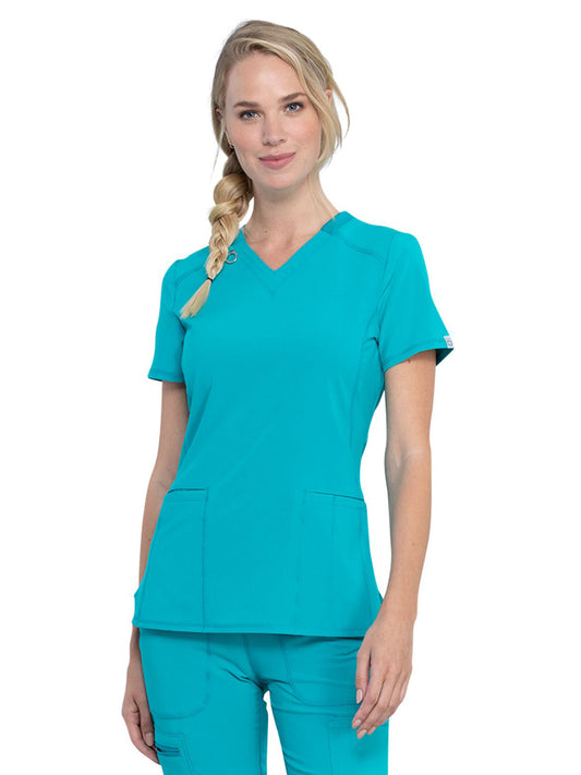 Women's 2-Pocket V-Neck Scrub Top