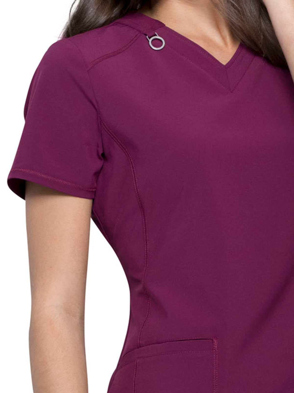 Women's 2-Pocket V-Neck Scrub Top