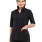 Women's Elbow Length Sleeved 3 Pocket Polo Shirt