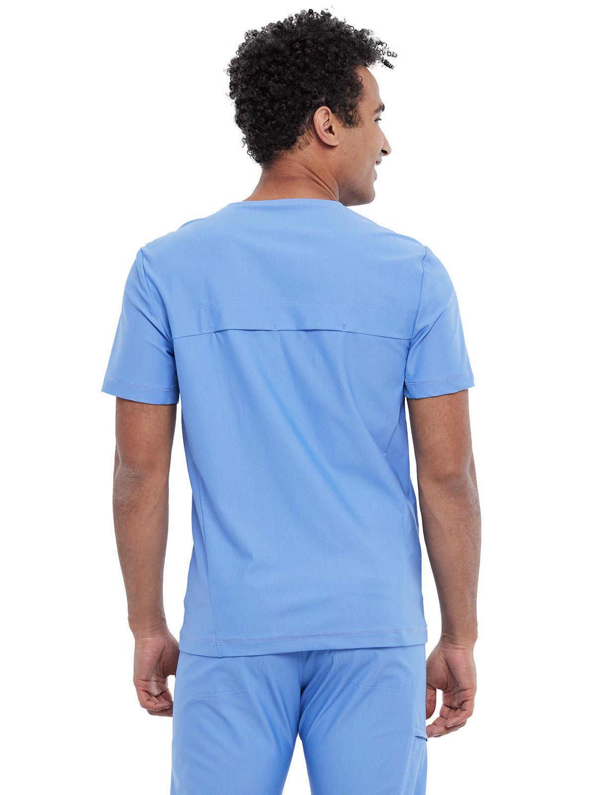 Men's Contouring Tuckable V-Neck Scrub Top