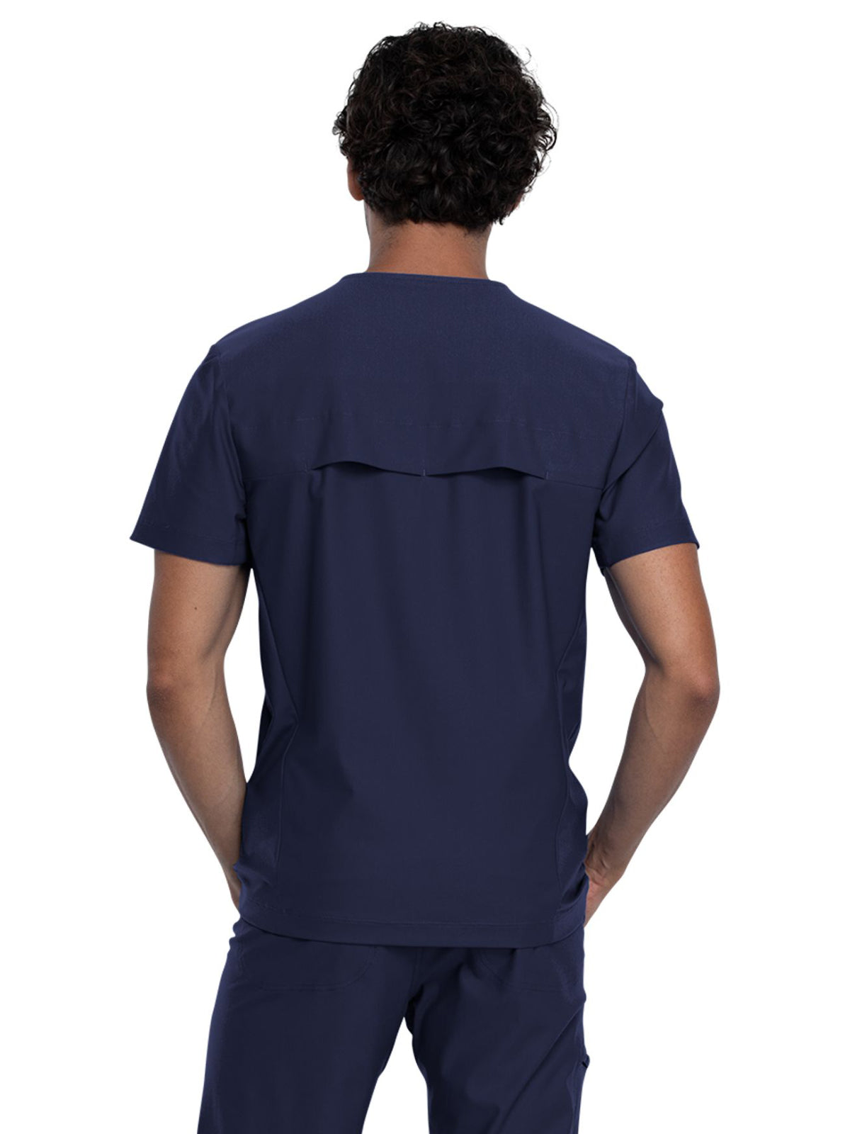 Men's Contouring Tuckable V-Neck Scrub Top