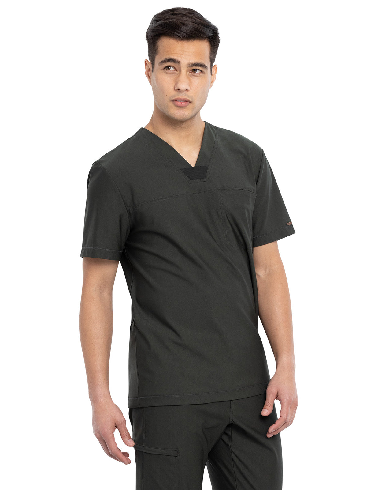 Men's Contouring Tuckable V-Neck Scrub Top