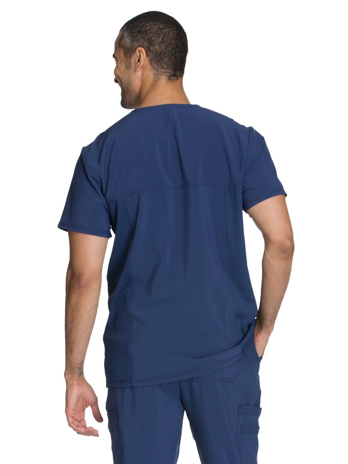 Men's Three-Pocket V-Neck Scrub Top