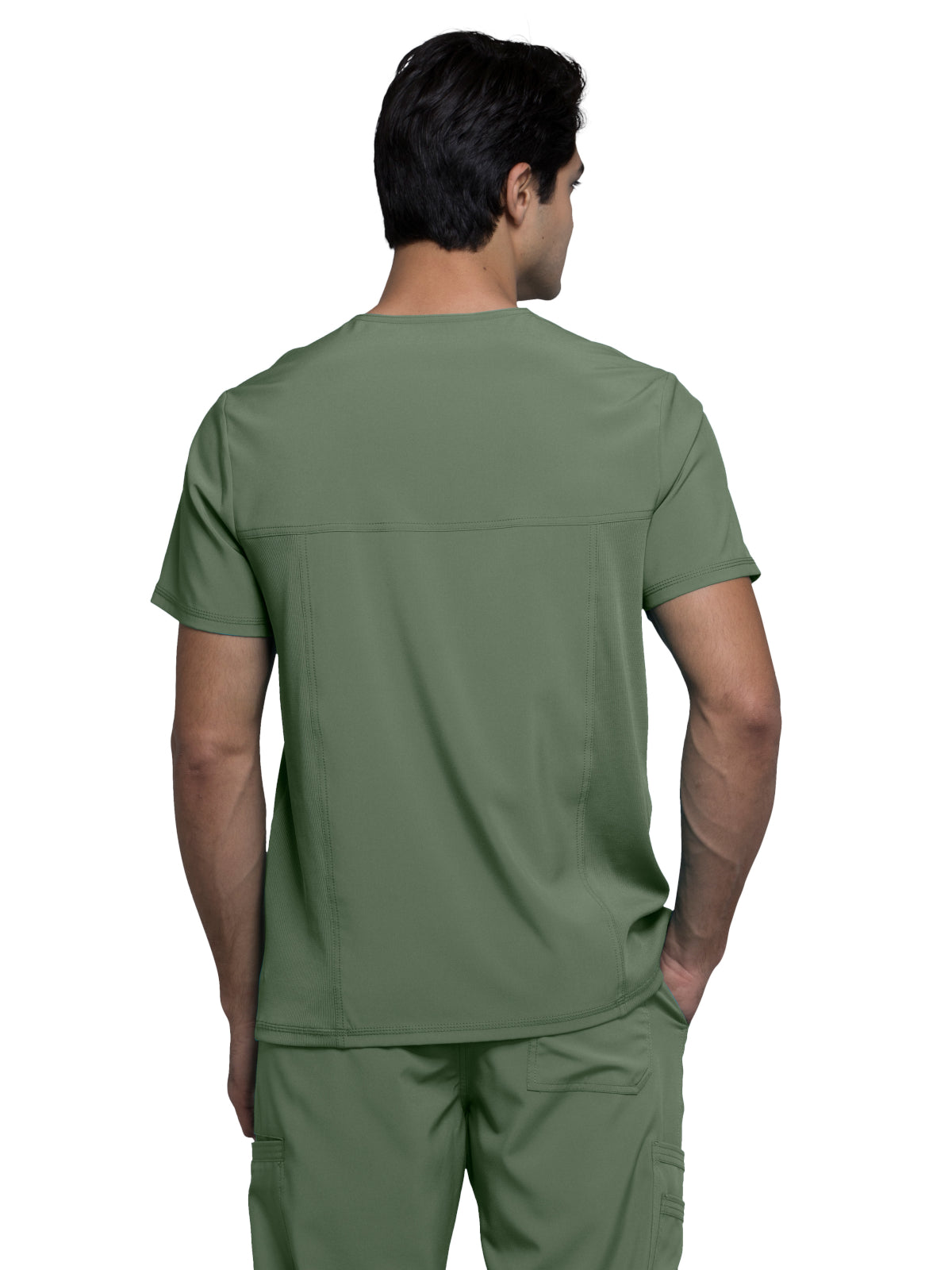 Men's Three-Pocket V-Neck Scrub Top