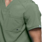 Men's Three-Pocket V-Neck Scrub Top