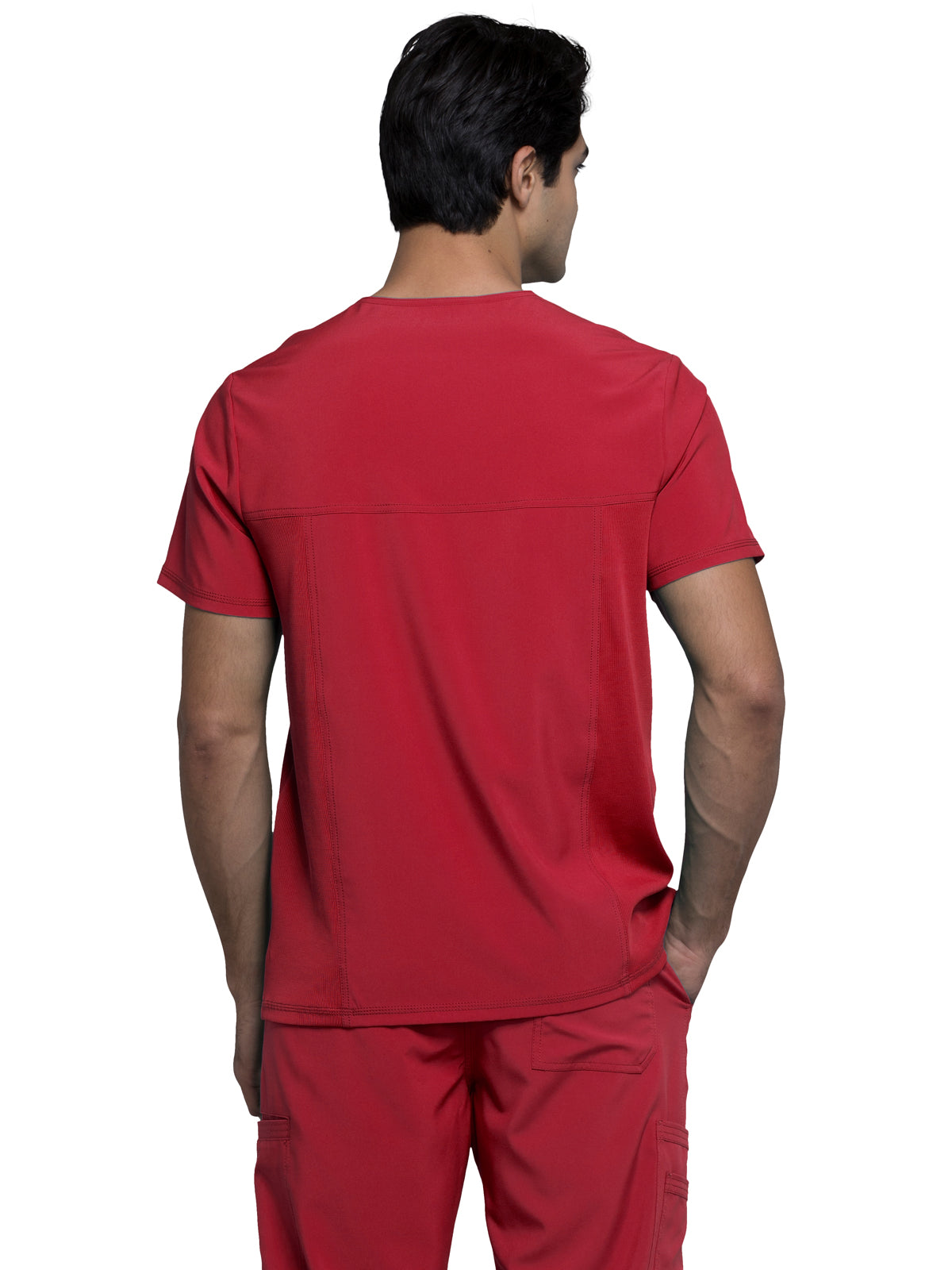 Men's Three-Pocket V-Neck Scrub Top