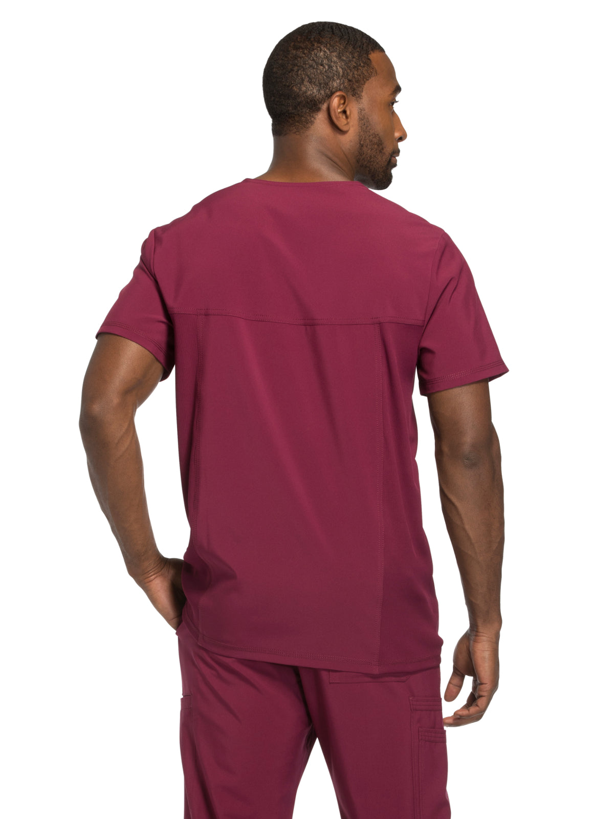 Men's Three-Pocket V-Neck Scrub Top