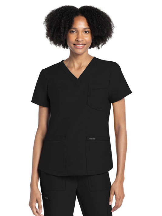 Women's 3-Pocket V-Neck Top