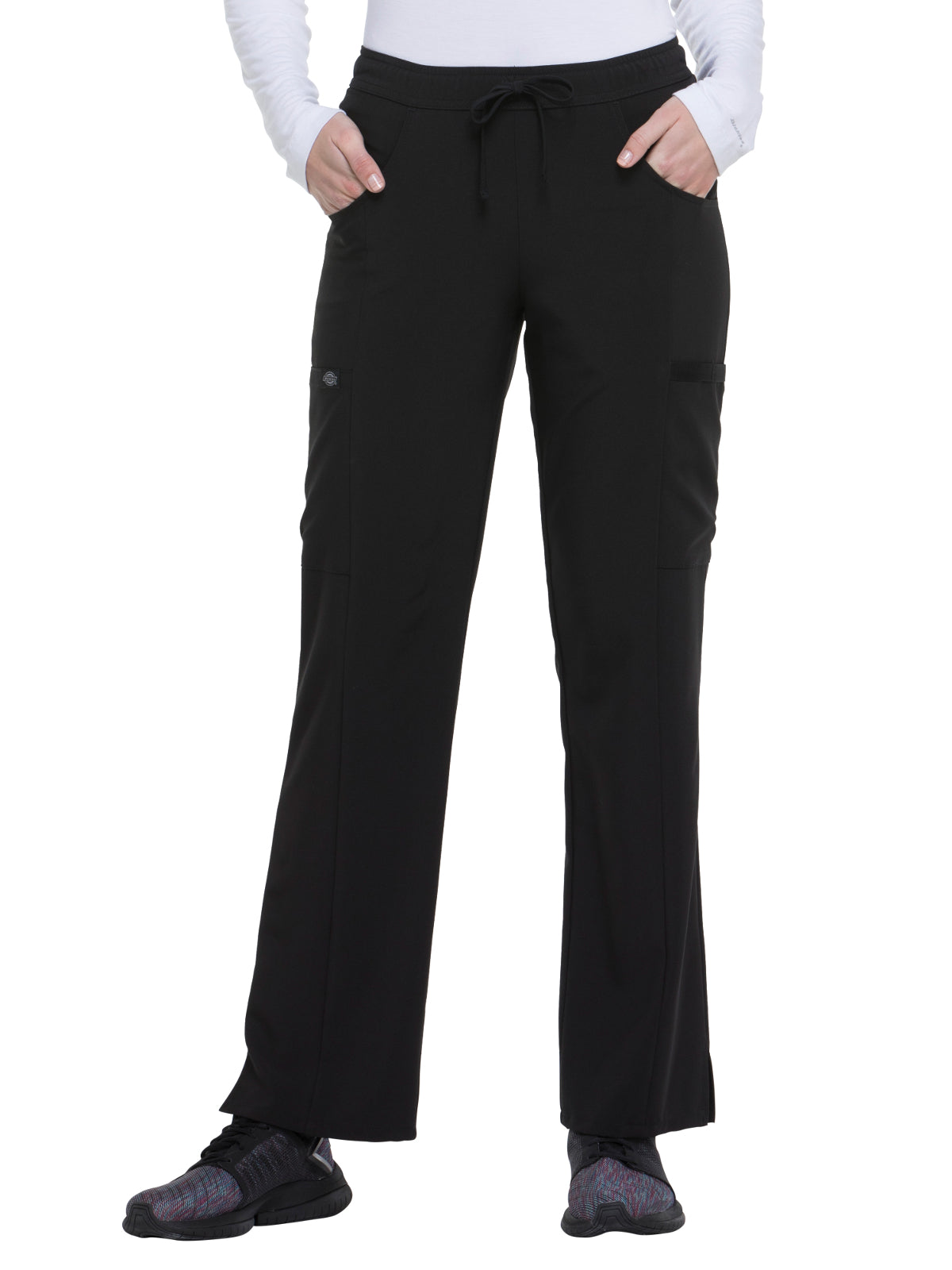 Women's Mid Rise Straight Leg Drawstring Pant