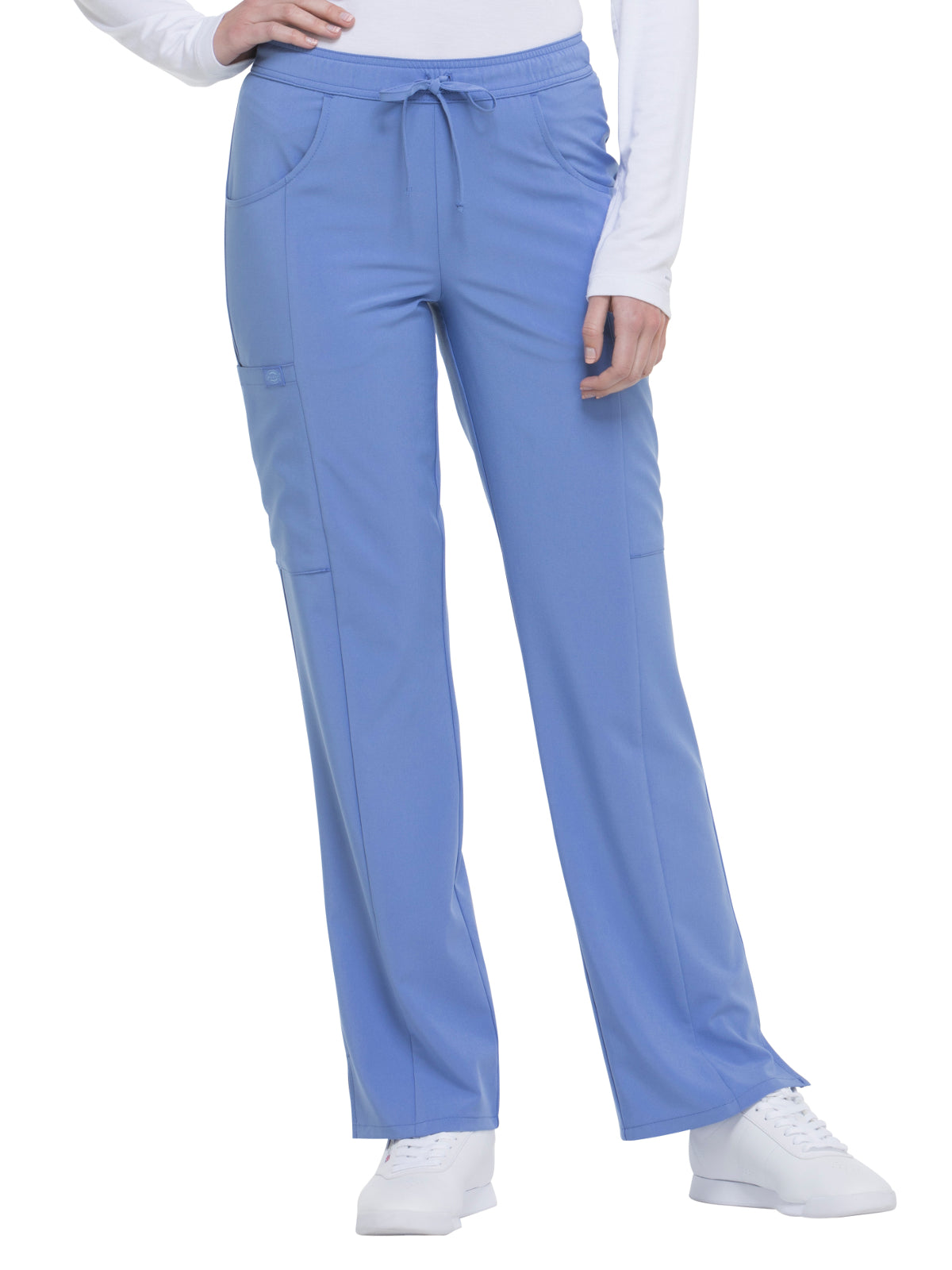 Women's Mid Rise Straight Leg Drawstring Pant