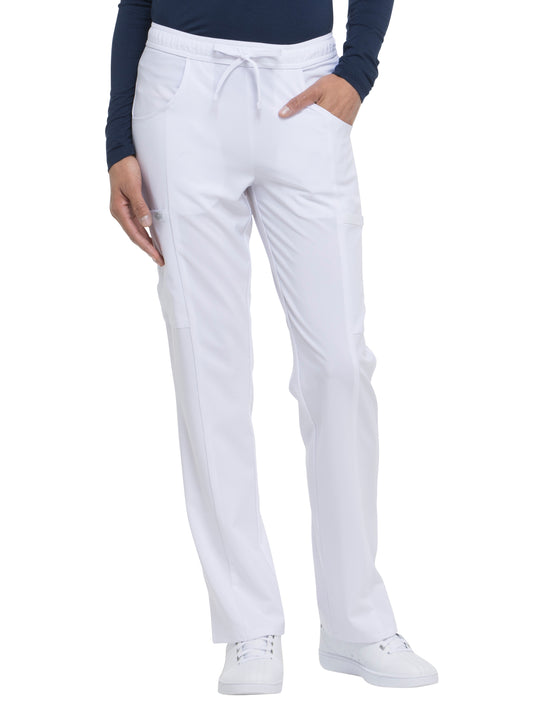 Women's Mid Rise Straight Leg Drawstring Pant