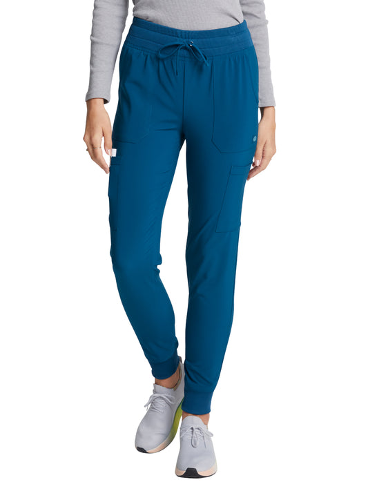 Women's 6-Pocket Mid Rise Jogger Pant