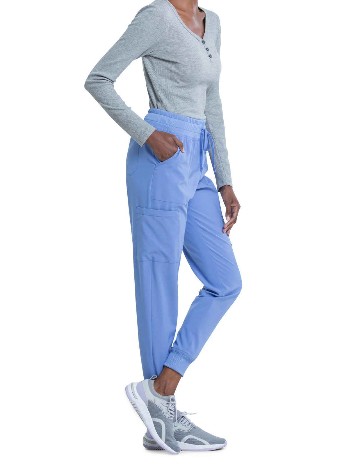 Women's 6-Pocket Mid Rise Jogger Pant