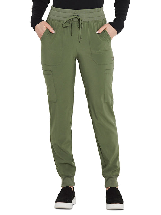 Women's 6-Pocket Mid Rise Jogger Pant