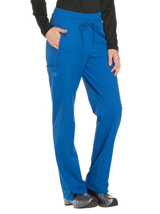 Women's Mid Rise Straight Leg Drawstring Pant