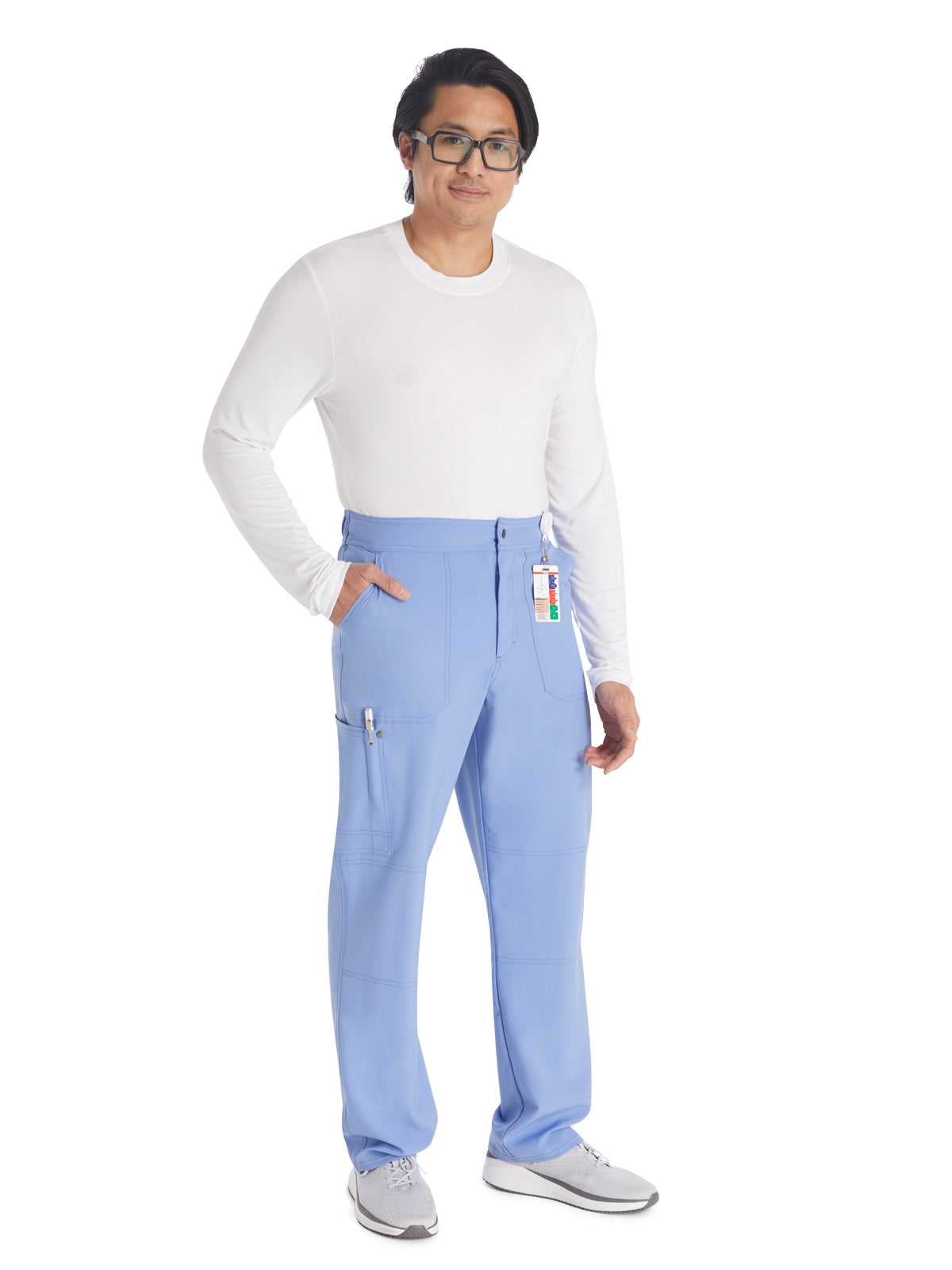 Men's 4-Pocket Zip Fly Scrub Pant