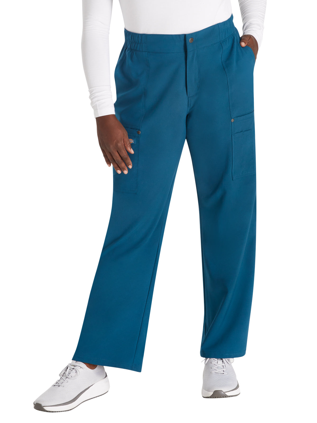 Women's 5-Pocket Wide Leg Scrub Pant