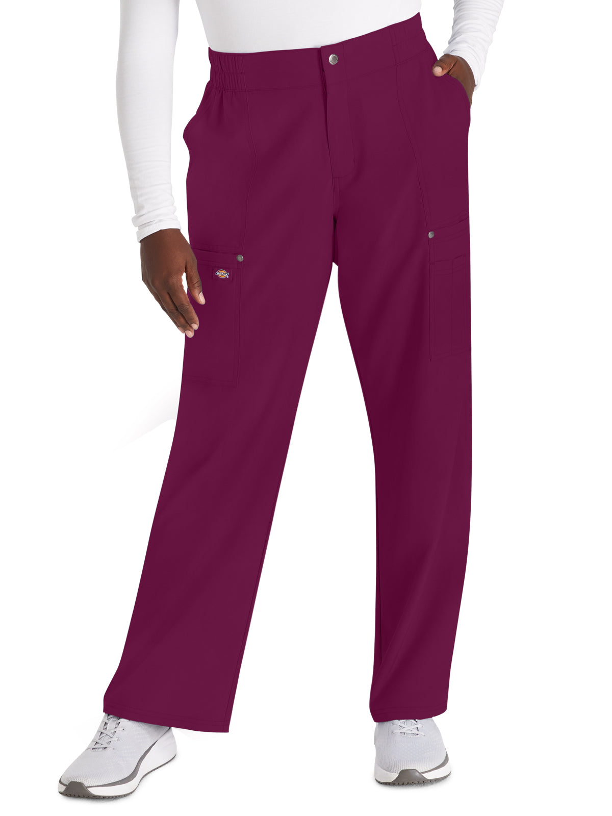 Women's 5-Pocket Wide Leg Scrub Pant