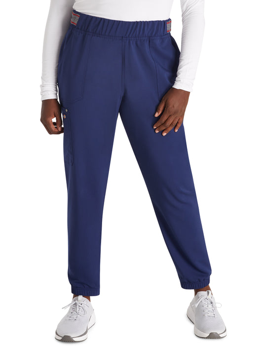 Women's 5-Pocket Tapered Leg Scrub Pant